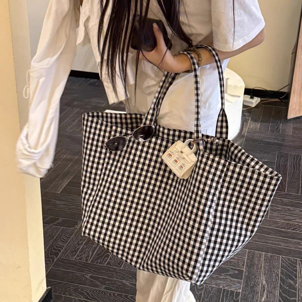 Borsa tote casual in tela da donna autunno/inverno 2025 nuova_voghion.com