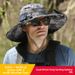 Ventilatore solare per pescatori e donne, cappello parasole per escursioni estive all'aperto, tesa larga tridimensionale_voghion.com