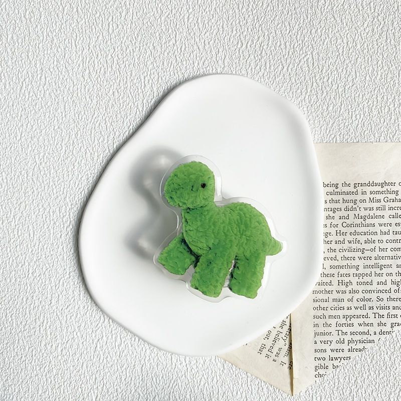 Minimalist Instagram Wind Phone Airbag Bracket Small Dinosaur Adhesive Back Sticker Scalable Desktop Support Stable And_voghion.com