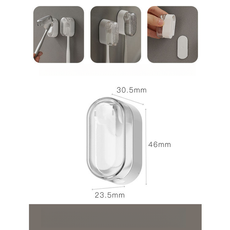 Toothpaste Strong Magnetic Wall-Mounted Bathroom Facial Cleanser Manual Squeezer Toothbrush Holder_voghion.com