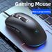 383B Ergonomics Luminous Silent Anti-slip Comfortable Grip DPI Adjustable Colorful Breathing Light Gaming Mouse USB_voghion.com