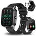 Smart Watch With Heart Rate & Blood Pressure Monitor, Bluetooth Calling, Fiess Tracker For IOS/Android, IP68 Waterproof,_voghion.com