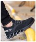 Scarpe con puntale in acciaio da uomo Le scarpe per l'assicurazione del lavoro sono traspiranti leggere e deodoranti fracassano e puntali in acciaio anti-piercing_voghion.com
