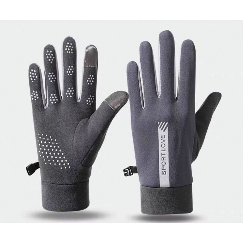 Winter Men And Women Warm Gloves Fleece Lined Windproof Coldproof Electric Thickened Waterproof Non-slip Touchscreen_voghion.com