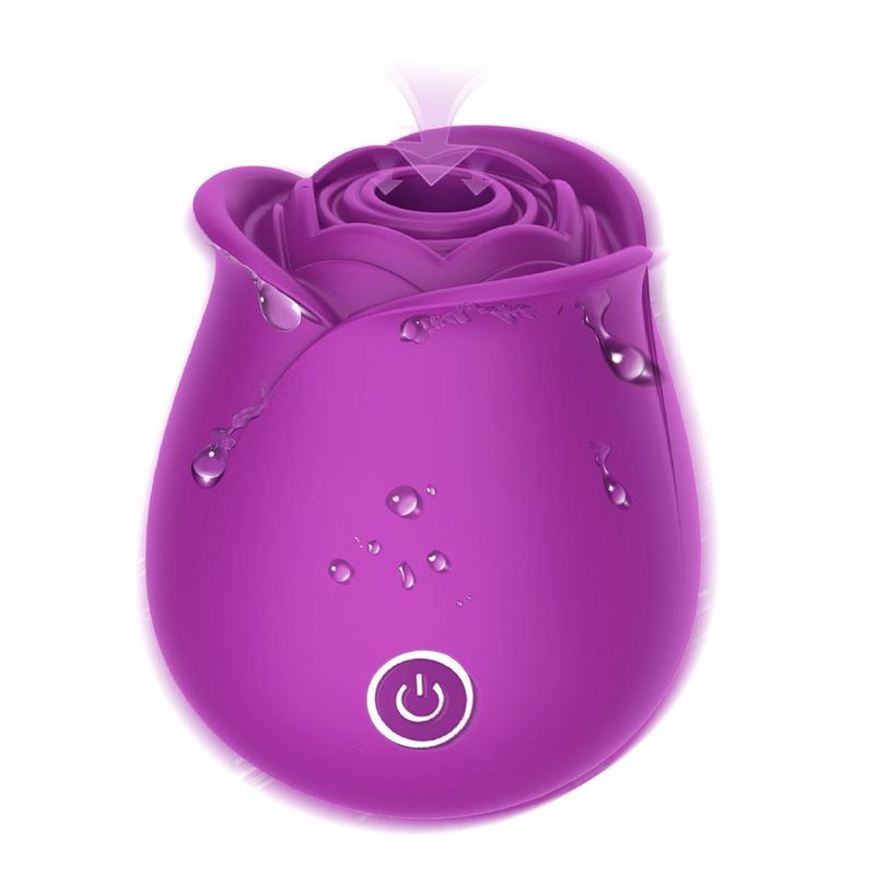 Madiva Rose Toy, Rose Vibrators For Women, Clitoral G Spot Vibrators Adult Toys For Female, Partner Toys For Lovers, Purple_voghion.com
