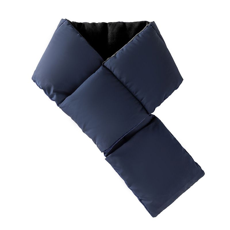 Winter New Scarf Women's Fashion Windproof Warm Thick Portable Versatile Down Neck Men's_voghion.com