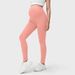 2024 Collant sportivi in tinta unita a vita larga da donna incinte_voghion.com
