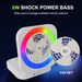 ZQS1456 Bluetooth Speaker Audio Without Desktop Fan RGB Colorful Lights Usb Charging With Radio_voghion.com
