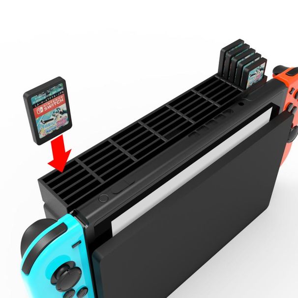 Pudełko do przechowywania kart do gier, uchwyt na kartridż do Nintendo Switch, 35 gniazd na karty do gier, do kolekcji dokującej NS Switch_voghion.com