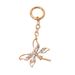 Chaveiro com diamante incrustado de libélula, acessórios de bolsa, capa de celular, câmera, pingente, ornamento_voghion.com