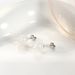 Orecchini a bottone rotondi bianchi australiani da donna_voghion.com