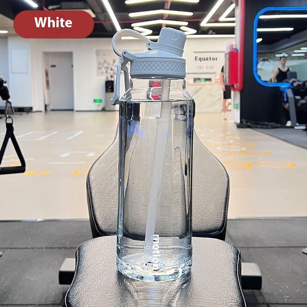 Sportflaska, fitnessvattenkokare för män med stor kapacitet, utomhus 1500 ml överdimensionerad kopp, bärbar vattenflaska i sommarplast_voghion.com