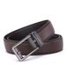 Men's Korean Style Leather Belt - Automatic Buckle For Business & Casual Wear_voghion.com