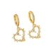 Pendientes de lujo ligeros y de alta gama en forma de corazón con temperamento con microincrustaciones de circonitas de moda_voghion.com