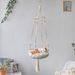 Bohemian hand-woven tassel cat hanging basket pet hammock swing net hanging cat bed for customization_voghion.com