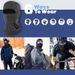 Cykelmask Kamouflage Huvudbonad Utomhus Cykelmask Andningsbar Snabbtorkande Halsduk Solskyddsmedel Ansiktsskydd Vindtät Hjälmlinje_voghion.com