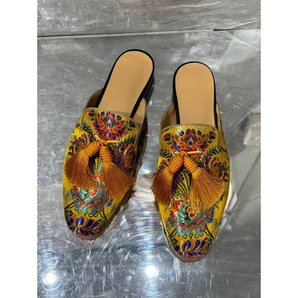 Modische Herren-Hausschuhe für den Außenbereich mit Quastenstickerei, Schaffellfutter, lässig und vielseitig_voghion.com