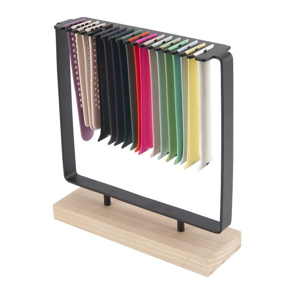 Can Store 18 Watch Straps Metal Bracket Suitable For AppleWatch Strap Bamboo Bracket Watch Strap Display Stand_voghion.com