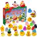 24 Christmas Funny Days Countdown Calendar Blind Box Vinyl Duck Toy Set For Holiday Decor And Ideas Gift_voghion.com