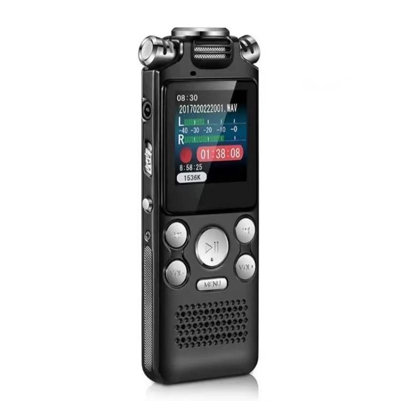8822 HD Digital MP3 Player With Dual Mic Recording, Noise Reduction, Portable Walkman Music Player For Professional Audio_voghion.com