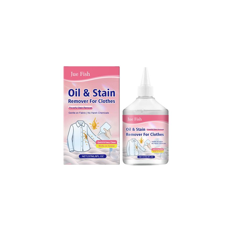 Le nettoyant dégraissant JUE FISH décompose la graisse, protège la couleur, empêche la décoloration, nettoie les vêtements multi-tissus avec_voghion.com