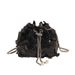 Borsa a tracolla singola con paillettes argento per donna, 2024, nuova borsa a secchiello Lucky con coulisse e catena in stile Ins, versatile_voghion.com