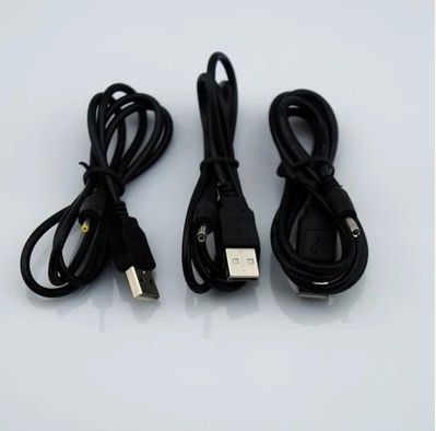 Uslåelig kvalitet til DC 3,5 mm USB-lading 5 V strømledningsadapterkabel lang ca. 0,6 m_voghion.com