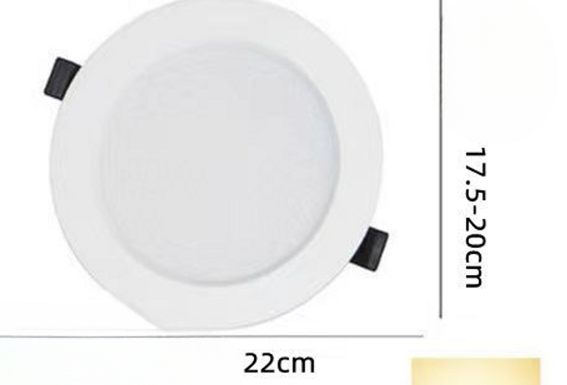 Tube LED ultra-mince intégré 5 W 4 pouces 6 pouces 12 W trou centre commercial 18 W plafond salon 15 W grand tube lumineux_voghion.com
