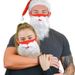 Red Cotton Funny White Beard Decorative Mask_voghion.com