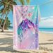 Mermaid Tail Beach Towel - Custom Printed, Quick-Dry & Ultra-Absorbent Microfiber Towel For Vacation & Swimming_voghion.com