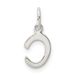 Sterling Silver Letter C Initial Charm_voghion.com