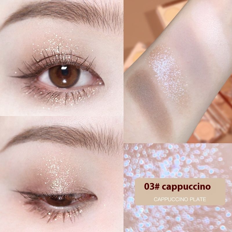 NOVO5473 Paint Light Shadow Quad Disk ins Super Fire Kleine tragbare Anfängerin Weibliche Erdfarbe Lidschatten_voghion.com