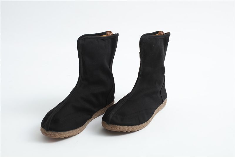 25 nuevas botas planas informales transpirables de algodón y lino para hombre, zapatos unisex Le Fu_voghion.com
