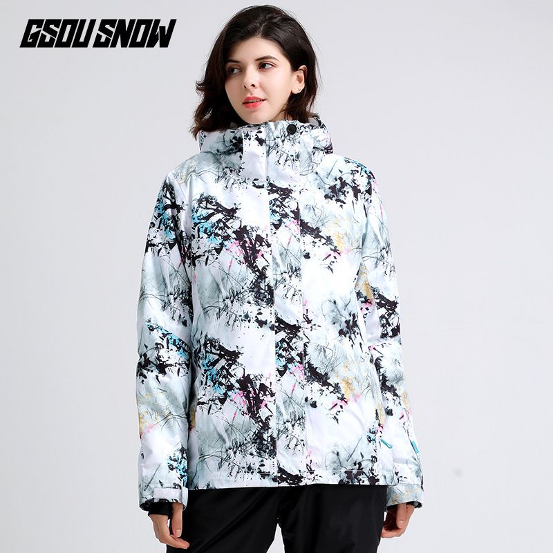 001 Gsousnow Ski Top da donna Cross-Border New Winter Antivento Impermeabile Resistente all'usura Tuta da snowboard calda_voghion.com