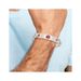 Sterling Silver Polished Medical Figaro Anchor Link ID Bracelet_voghion.com