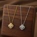 Lucky Clover Titanium Steel Necklace Women's Flower Can Be Separated Multiple Wearing Methods Design Luxury Fashion_voghion.com