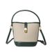 Women's New Fashion Trendy Handbag Bucket Niche Design Color Block Patchwork Shoulder Crossbody Bag_voghion.com