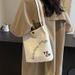 Canvas Shoulder For Women 2025 Spring Summer New Commuter Underarm Bucket Large Capacity Tote Bag_voghion.com
