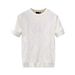 Ice Silk Short Sleeved T-shirt For Summer Thin Trendy Brand Knitted Sweater Top, Slim Fit, Elastic And Breathable_voghion.com