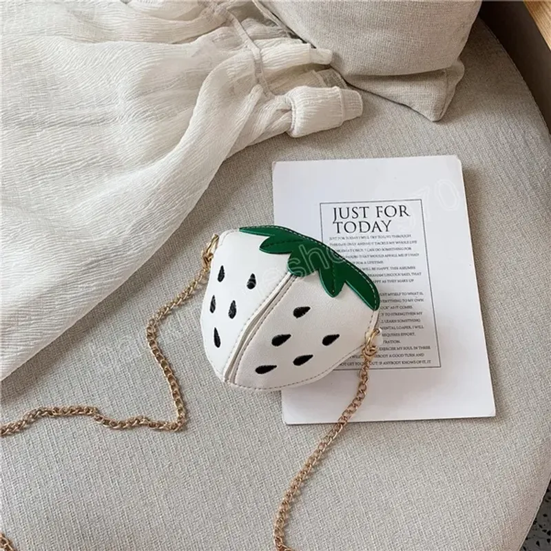 Children Mini Purse Cute Little Girls Fruit Strawberry Crossbody Bags Kawaii Kids Small Coin Pouch Baby Wallet_voghion.com