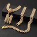 New Sword Letter Necklace Instagram Hip Hop Pendant Cool and Versatile Cuban Chain_voghion.com