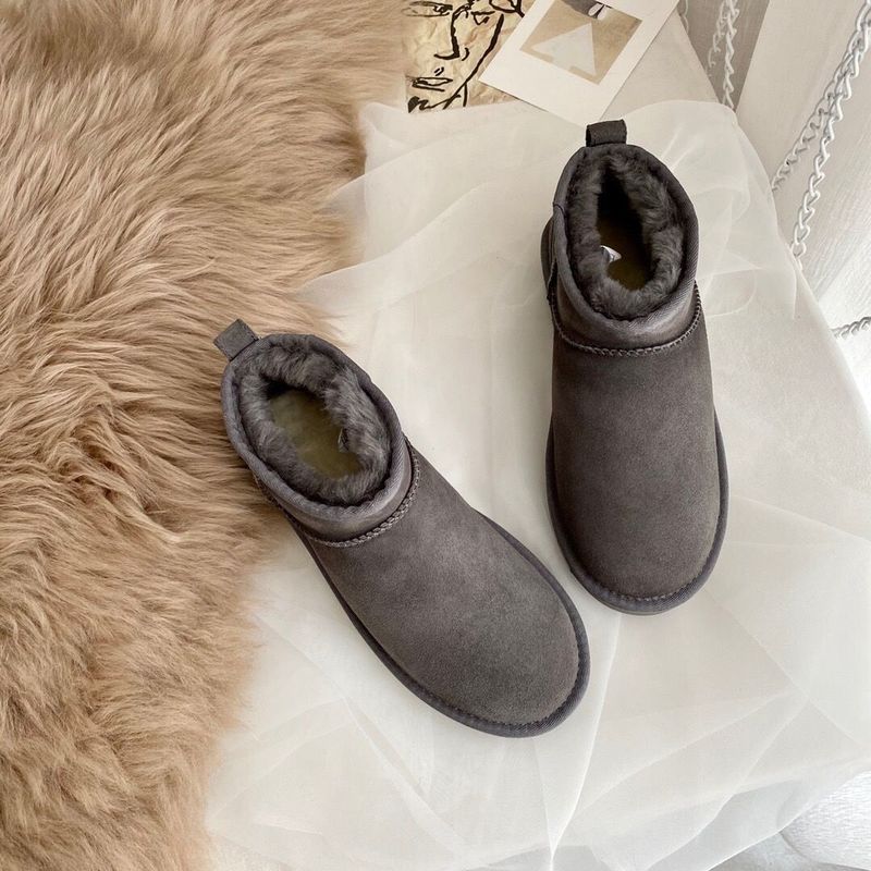 Schafe Leder Wolle Integrierte 2023 frauen Herbst und Winter Neue Zhou Dongyu Schnee Stiefel,_voghion.com