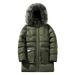 Herren-Winterparka mit abnehmbarer Kapuze und Kunstpelzbesatz, übergroße Passform, schwere Polyesterfüllung, Design mit mehreren Taschen, lässige lange Jacke_voghion.com
