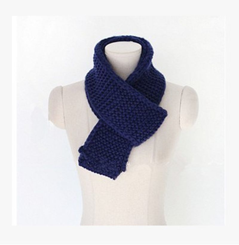 Women's Scarves thick wool soft girl scarf thickened winter warm women's knitted wool scarf_voghion.com