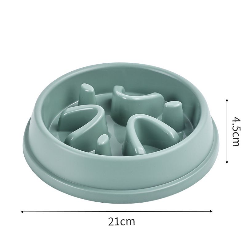 choking Set Bottom Slip And Anti Overturning Dog Hot Selling Pet Slow Food Bowl_voghion.com