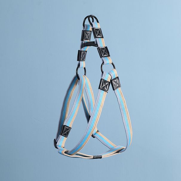 Pet Canvas Leash Vest Collar Harness For Small Dogs Golden Retriever Labrador_voghion.com