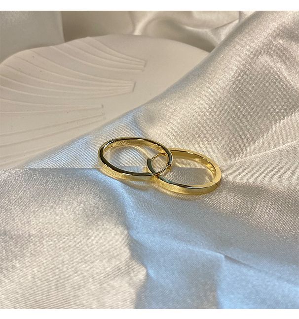 orecchini grandi alla moda in vero oro galvanizzato personalità esagerata celebrità di Internet temperamento orecchini donna tutto-fiammifero T_voghion.com