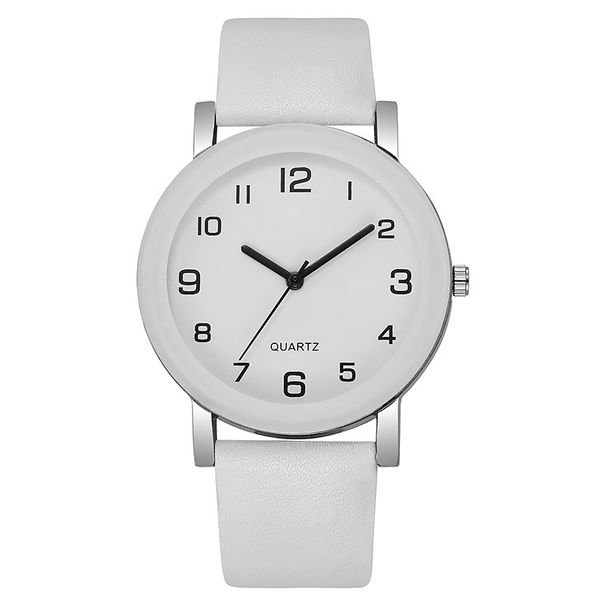 Páry Volnočasové slitinové quartzové hodinky Párové studentské temperamentní hodinky s černým rámem Elektronické quartzové hodinky_voghion.com