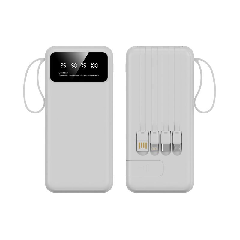 Mobile Phone Accessories Power Bank 20000mAh With Built In Fast Charging Mini Ultra Thin Shared Mobile Power Gift Customized LOGO_voghion.com