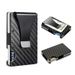 RFID Credit Card Holder Carbon Fiber Card Holder Anti Demagnetization Men's Multi Function Wallet Card Holder Card Holder Card Box Anti Theft_voghion.com